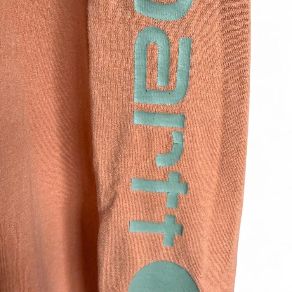 Carhartt Loose Fit Men's Orange Shirt XXL Tall - Picture 3 of 5
